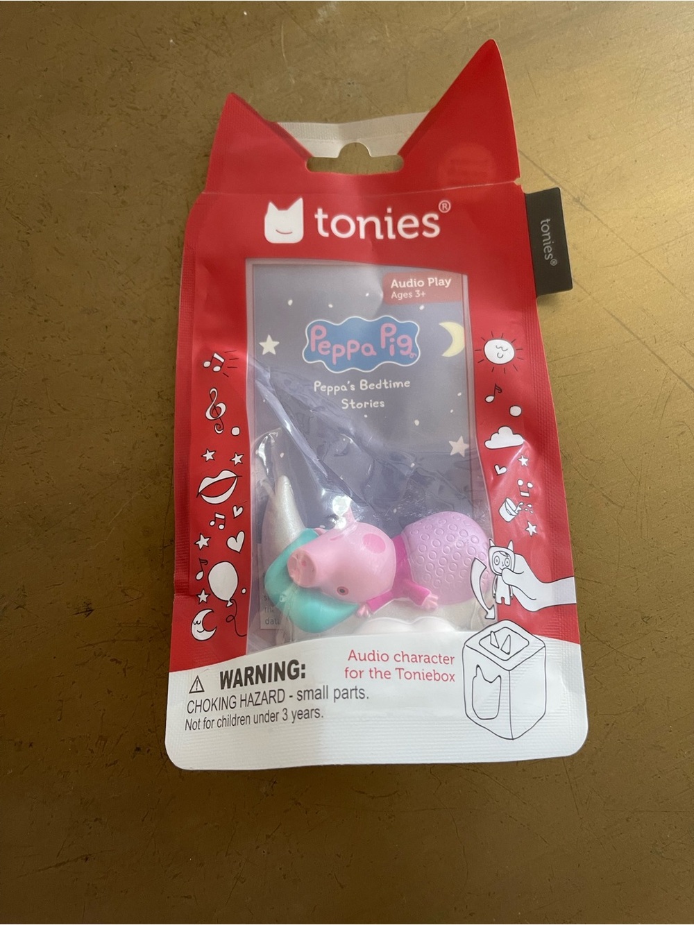Tonies Peppa Pig Audio Character - Pink & Teal